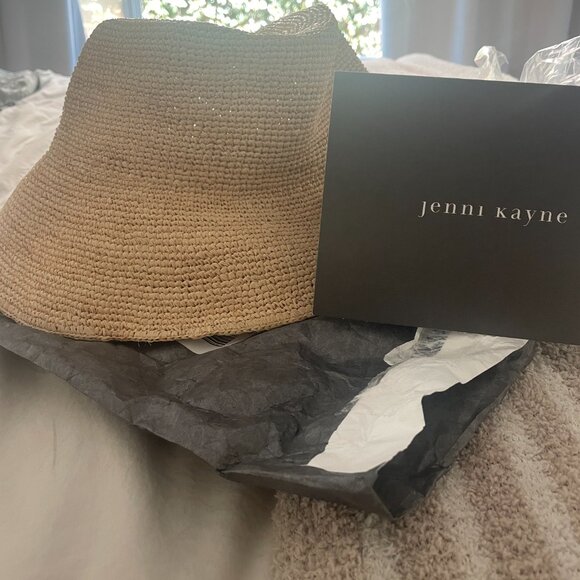 Jenni Kayne Crochet Raffia hat - Picture 3 of 5